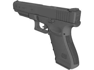 Glock 34 3D Model preview