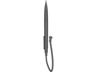 Auto Pencil with Light 3D Model preview
