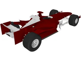 Ferrari F1 3D Model preview