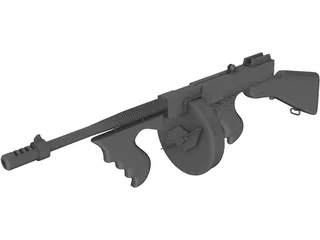 Thompson Model 1929 3D Model preview