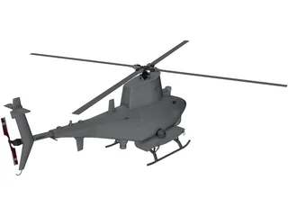 Northrop Grumman MQ-8 Fire Scout 3D Model preview