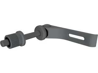Bicycle Seat Clamp 3D Model preview
