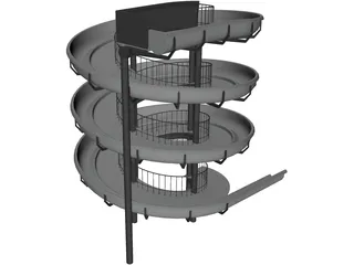 Water Slide 3D Model preview