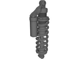 X Fusion Vector R Mountain Bike Shock Absorber 3D Model preview