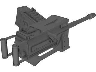 MK19 Grenade Launcher 3D Model preview