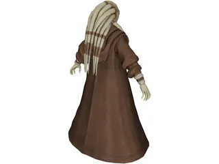 Star Wars Kit Fisto 3D Model preview