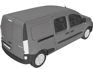 Mercedes-Benz Citan Dualiner 109 CDI (2012) 3D Model preview