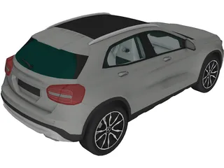Mercedes-Benz GLA-Class GLA220 CDI 4Matic (2014) 3D Model preview