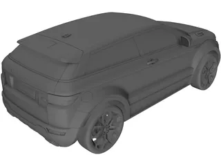 Range Rover Evoque Coupe (2011) 3D Model preview