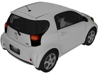 Scion iQ (2011) 3D Model preview
