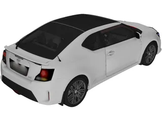 Scion tC (2014) 3D Model preview