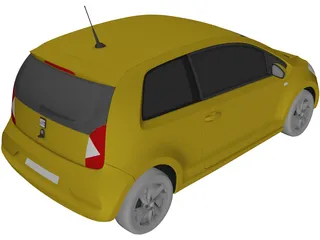 SEAT Mii (2011) 3D Model preview