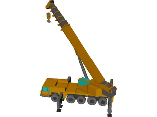 All Terrain Crane 3D Model preview