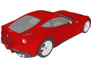 Ferrari F12 Berlinetta (2013) 3D Model preview