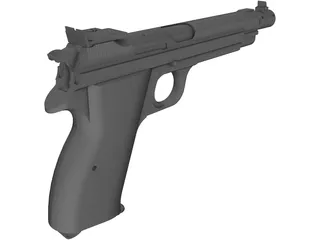 Sig P210 3D Model preview