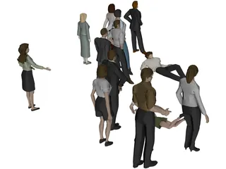 People Person Collection 3D Model preview