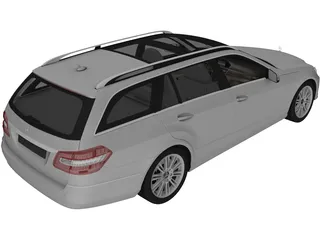 Mercedes-Benz E350 CDI Estate 3D Model preview
