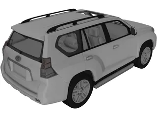 Toyota Land Cruiser Prado (2010) 3D Model preview