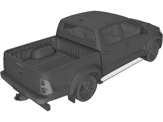 Toyota Hilux Double Cab (2011) 3D Model preview