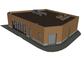 Small Store 3D Model preview