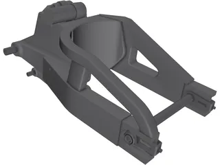 Honda CBR600RR Swingarm 3D Model preview