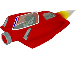 Turbo Sonic Concept 3D Model preview