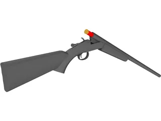 Winchester 12 Gause 3D Model preview