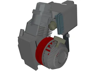 Briggs Baja Engine 3D Model preview