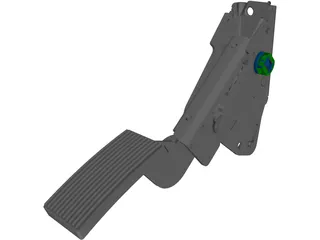 Brake Pedal 3D Model preview