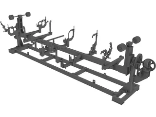 Body DT Test Jig 3D Model preview