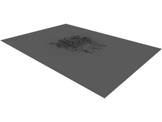 Salt Lake City Downtown 3D Model preview