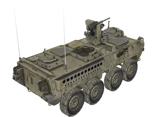 Stryker ICV 3D Model preview