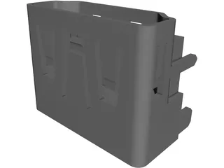 HDMI Connector 3D Model preview
