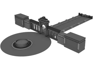 Gate 3D Model preview