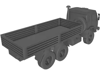 Kamaz 5350 3D Model preview