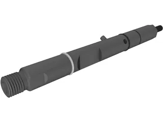 Bosch Diesel Fuel Injector 3D Model preview