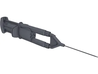 Syringe 3D Model preview