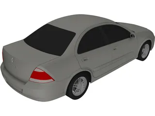 Renault Scala (2010) 3D Model preview