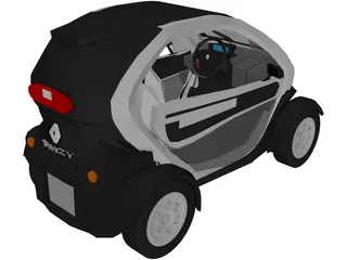 Renault Twizy (2011) 3D Model preview