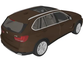 BMW X5 F15 (2014) 3D Model preview