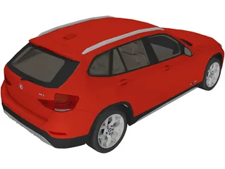 BMW X1 (2013) 3D Model preview