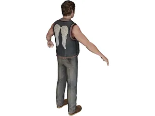 Daryl Dixon 3D Model preview