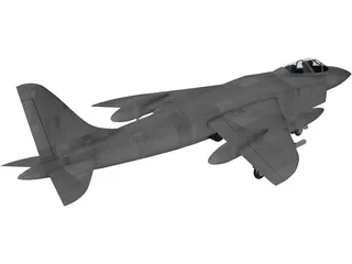 Hawker Siddeley P.1154 Royal Navy 3D Model preview