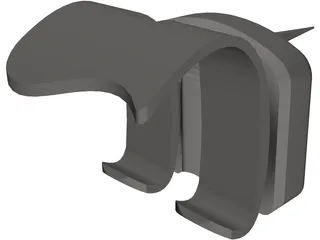 Knee Implant 3D Model preview