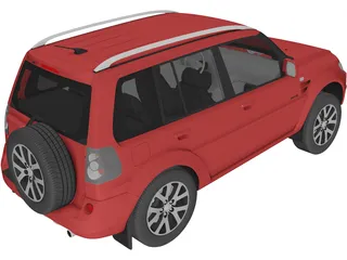 Mitsubishi Pajero 4x4 3D Model preview