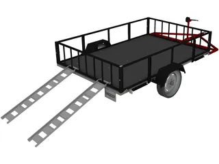 Multi-Purpose Trailer 3D Model preview