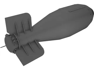 Tsar Bomba 3D Model preview