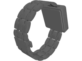 Binary Watch 3D Model preview