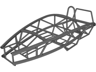 Ariel Atom 2 Chassis 3D Model preview
