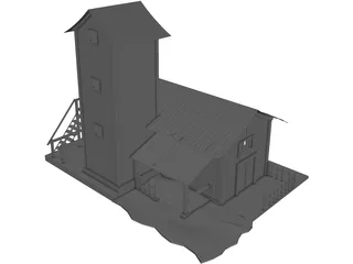Old Barn 3D Model preview